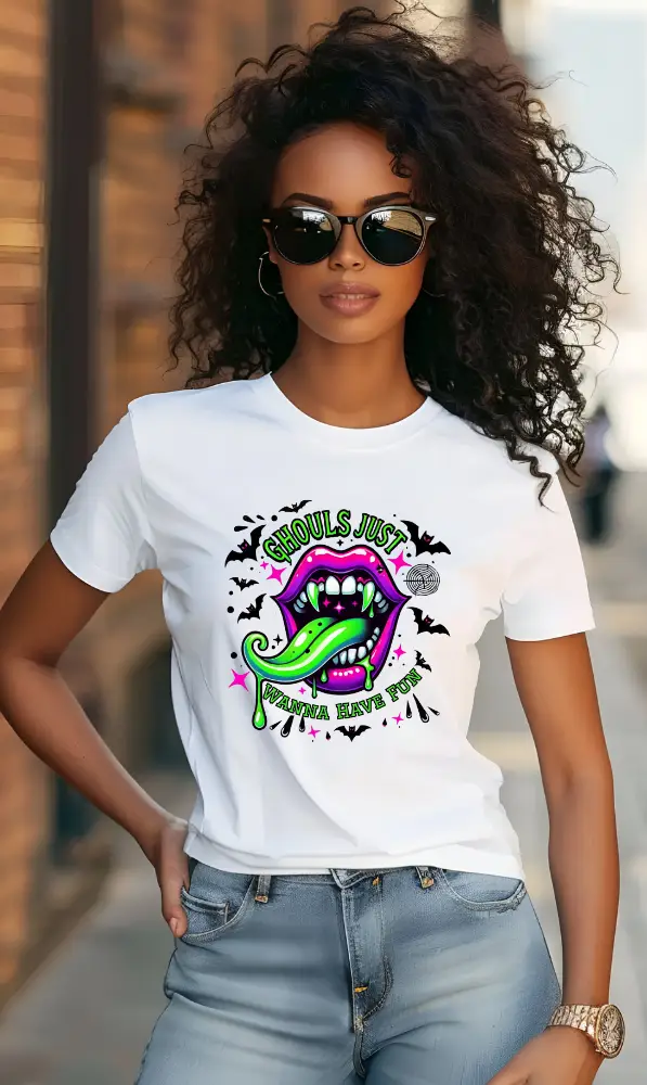 Ghouls and ghosts ladies T-Shirt